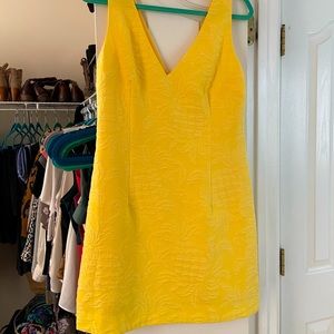 NWOT Lilly Pulitzer Yellow Pineapple Mini Dress 8